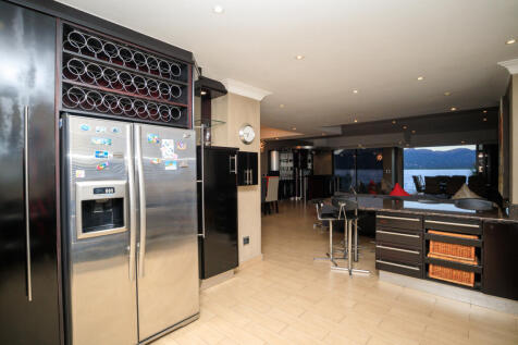 Double Fridge Space and Wine Rack