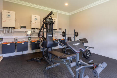 Gym  all the solar batteries