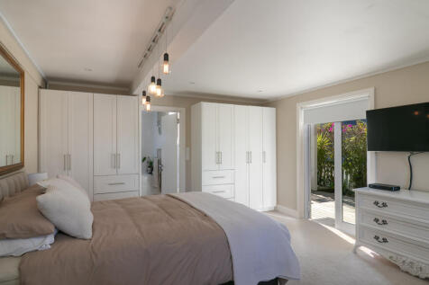 Main bedroom with garden door