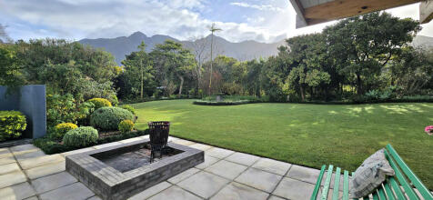 GARDEN WITH MOUNTAIN VIEWS