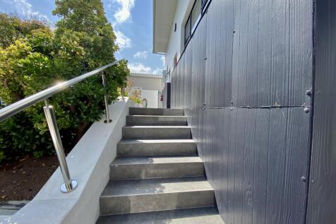 Stairs from first floor to ground level