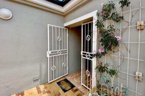 Security gate before front door entrance