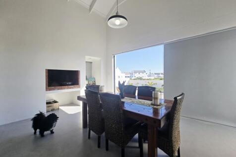 House fitted with blinds