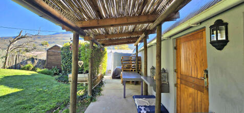 Under Cover Patio leading to outside Bathroom