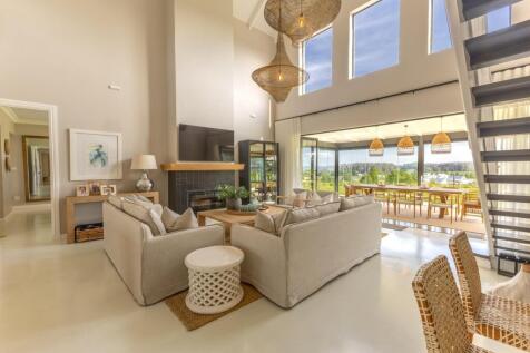 Warm cozy sunny open plan living