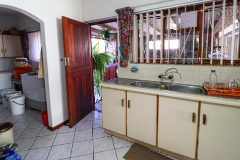 Door leading to entertainment area