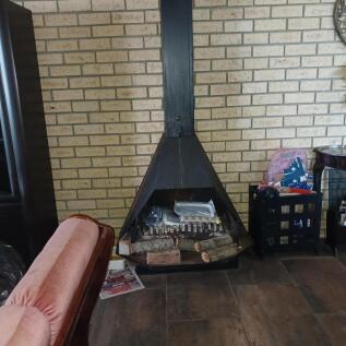 Fire place in lounge