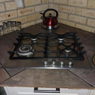 Built-in gas hob