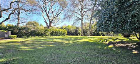 BACK GARDEN BORDERING RIVER