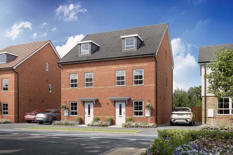 Outside of the 3 bedroom Knightwood at Hawthorne Grove