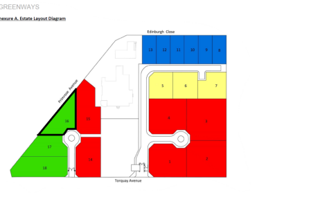 Greenways Estate&#39;s site diagram