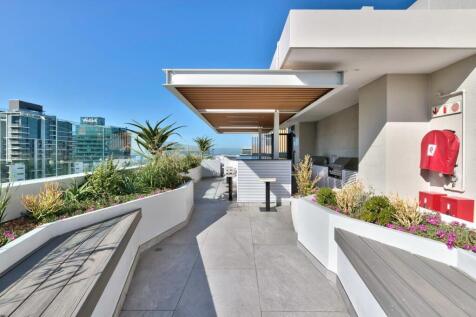 Rooftop terrace entertainment area