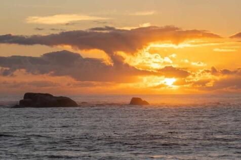 Sunset.