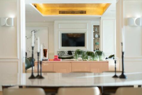 Dining room through to living room.