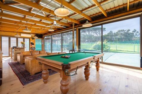 Games Room Interior facing tennis court