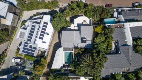 Birds eye view of the home