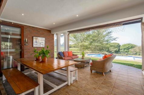 Undercover verandah off the TV lounge