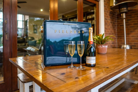 Sip on a glass of champagne whilst enjoying the sunset