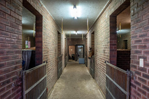 Cosy warm stables, maintenance free!
