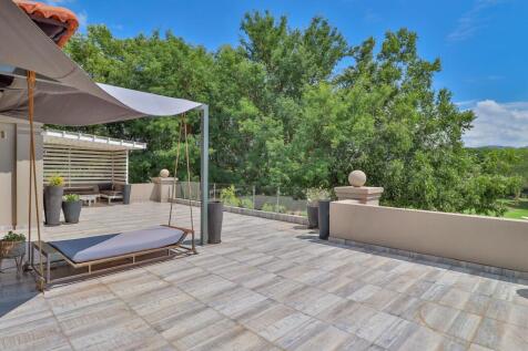 Upstairs patio