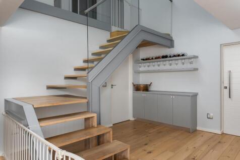 Staircase to upper level