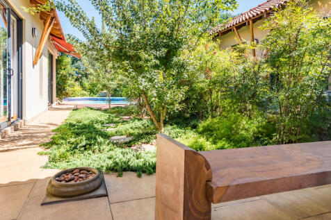 Courtyard as you enter front door