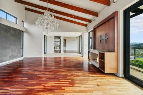 Looking from the lounge into the dining room