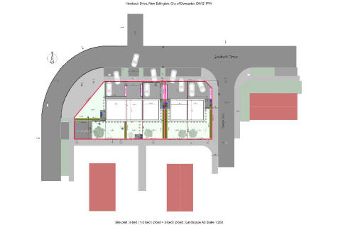 5 dwellins site plan