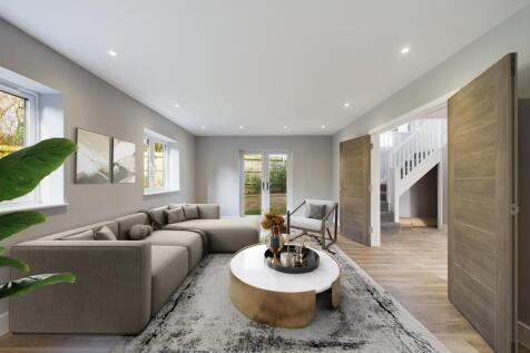 Family Room Staged