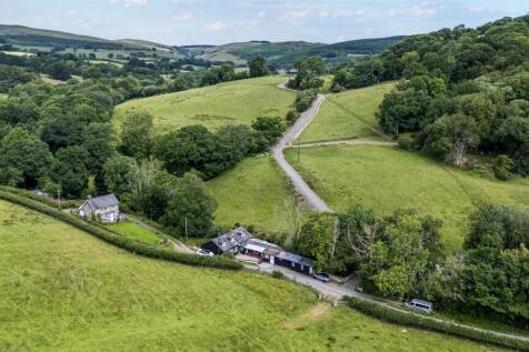 Aerial view of house and location