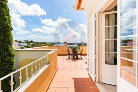 villa with lagoon views