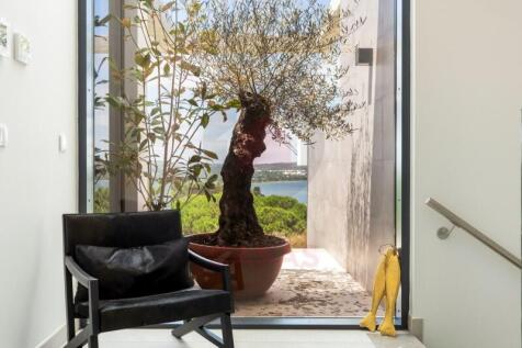 Villa with lagoon views