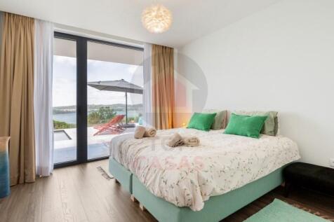 Villa with lagoon views