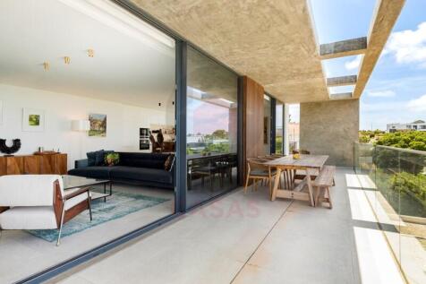 Villa with lagoon views