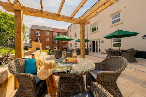 Typical homeowners&#39; patio area  