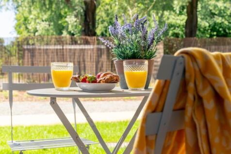Typical apartment patio  
