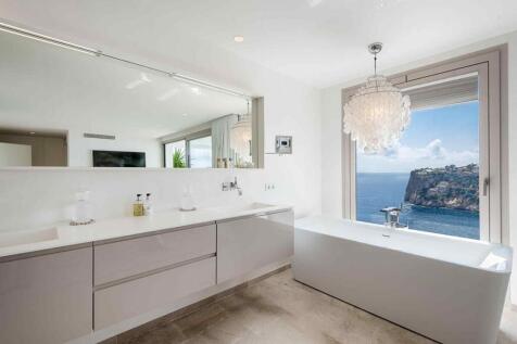 15-port de andratx-Herausragende Meerblickvilla in der Cala Marmacen-kaufen-badewanne