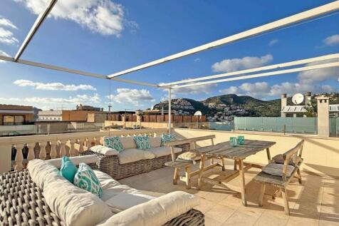 04-port-andratx-Modern renoviertes Penthouse mit Blick auf den Hafen und das Meer-kaufen-roof top