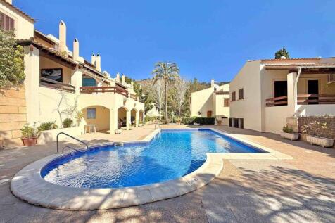 11-paguera-Triplex-Stadthaus fußlaeufig zur Promenade-kaufen-pool