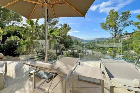 23-can borras-Villa in Bestlage mit Meerblick-Dachterrasse-kaufen-sonnenliege