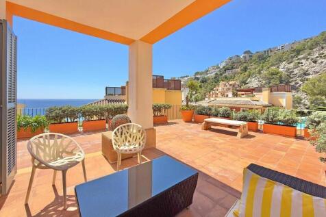 03-port andratx-Stilvolles Meerblick-Appartement in der beliebten Bucht Cala Llamp-kaufen-terrasse