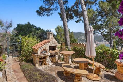 17-port andratx-Mediterrane Villa - ueber dem Meer und Yachthafen-kaufen-grillplatz