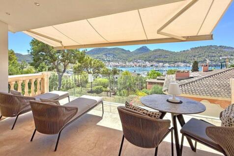 02-port andratx-Modernes Haus im skandinavischen Stil ¿ perfekte Suedlage am Club de Vela-kaufen-terrasse