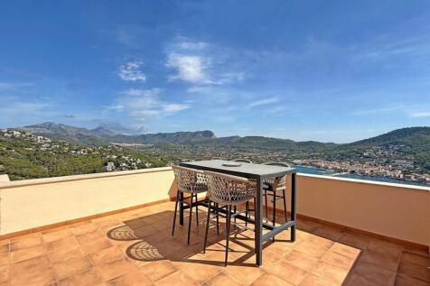 16-port andratx-Hoch ueber dem Hafen - wohnen mit Adlerblick-kaufen-dachterrasse