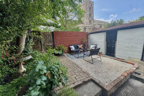 Garden with Backdrop of Church