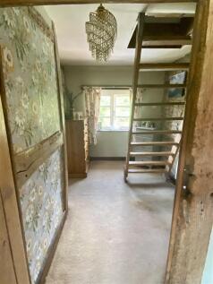 Stairs to attic rooms