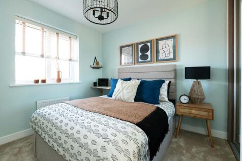 Plenty of room for a double bed in bedroom 2
