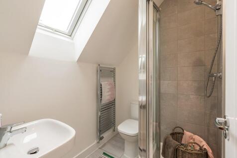 Convenient shower room on the top floor