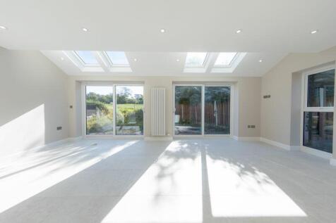 Open plan living and dining space