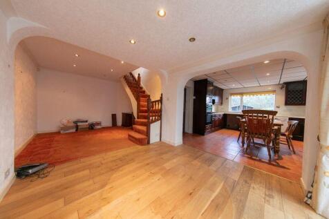 Dining area, kitchen and living area